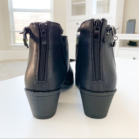 Steven Ella Black Boots T1658 - Picture 5 of 8